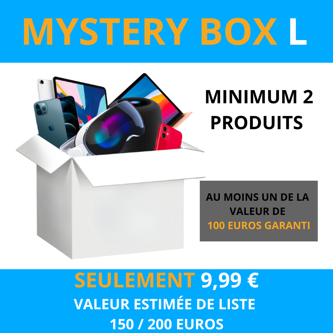 MYSTERY BOX L /XL - VALEUR MINIMUM GARANTIE DE 150€ À 400€