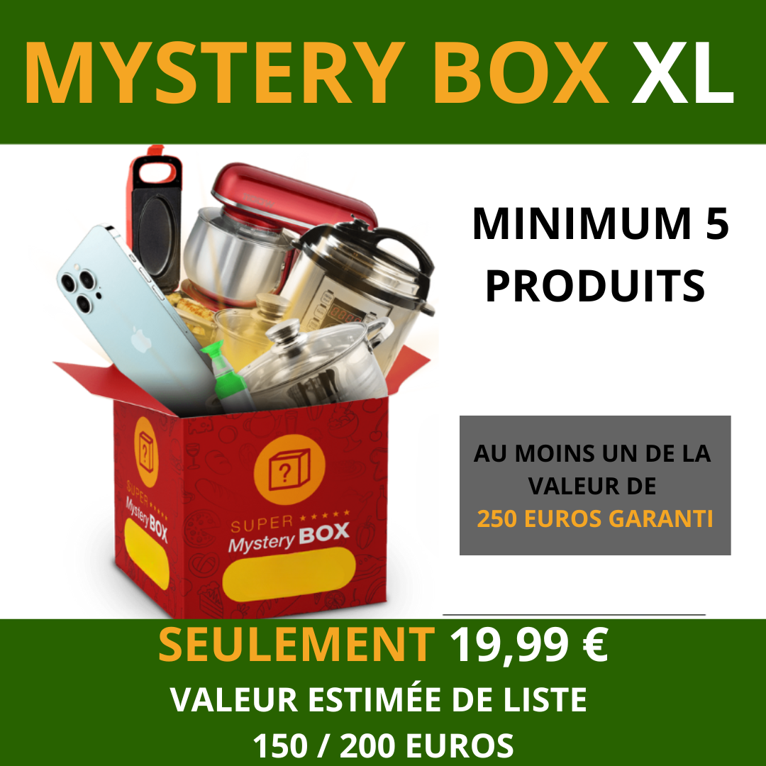 MYSTERY BOX L /XL - VALEUR MINIMUM GARANTIE DE 150€ À 400€